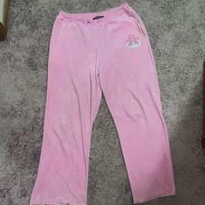 FRIENDS WITH FUN VELOUR TRACK PANTS